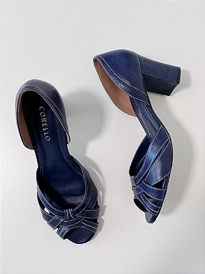 Sapato azul marinho Corello - tam 38