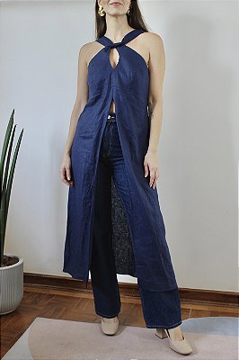 Túnica linho Betelgeuse - Tam M