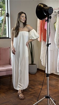 Vestido off white NK - tam 38