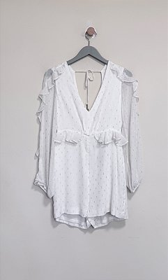 Macaquinho branco Lez a Lez - tam P