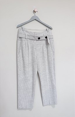 Calça off white Le Lis Blanc - Tam GG