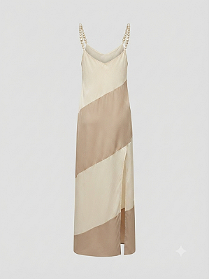 Vestido bicolor Anne fernandes - tam M