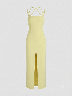 Vestido midi verde Anne fernandes - Tam M