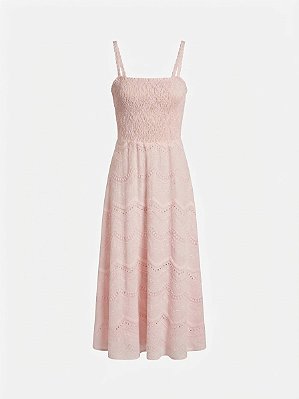 Vestido laise rosa Skazi - tam M
