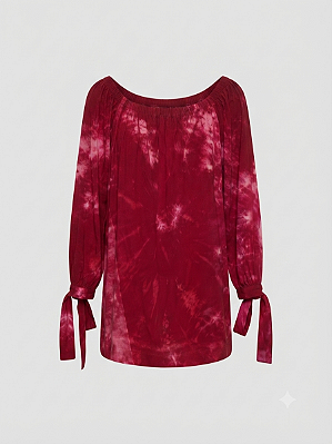 Vestido vermelho Tie Dye Loft 747 - tam PP