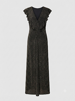 Vestido longo lurex Lilly Sarti - tam 40