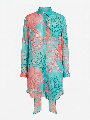 Saída de praia/chemise Le Lis Blanc - tam P