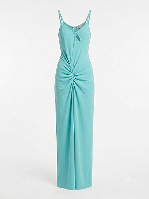 Vestido turquesa Zen - tam G