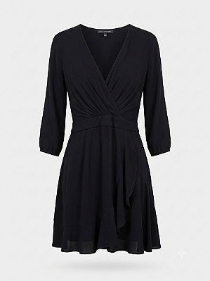 Vestido preto Regina Salomão - Tam 40