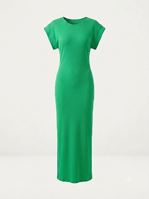 Vestido verde Zen - Tam G