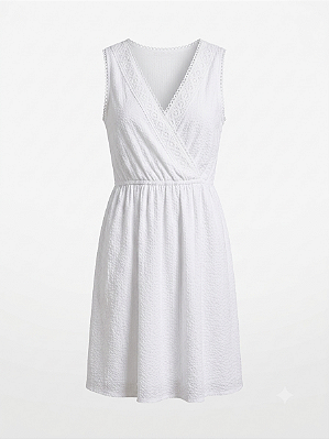 Vestido laise branco Scene - tam P