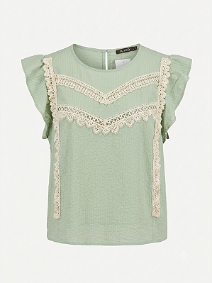 Blusa regata verde menta Mixed - tam GG