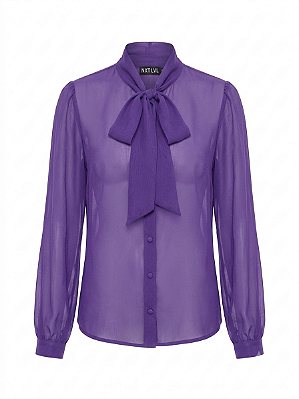 Camisa roxa amarração NXT LVL - tam 42