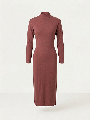 Vestido midi uva Zen - Tam G