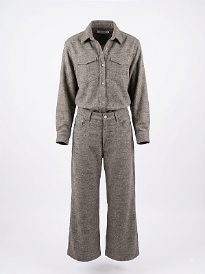Conjunto cinza mescla Equivoco - tam GG