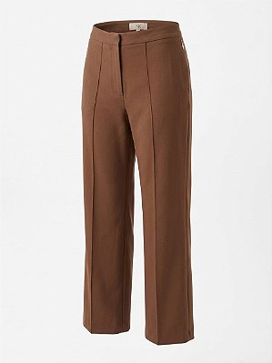 Calça alfaiataria marrom vinco NK - TAM 44
