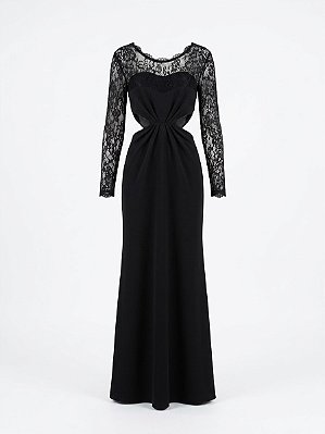 Vestido preto renda Loft747 - tam P