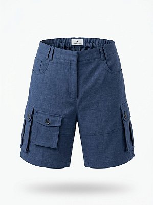 Bermuda cargo azul Mixed - tam 42