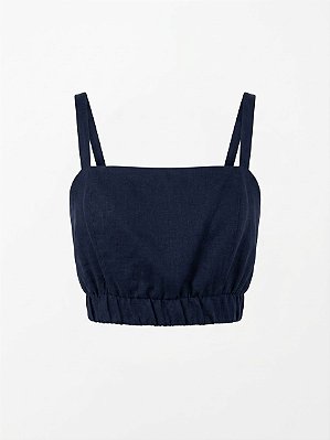 Top linho azul Betelgeuse - tam M