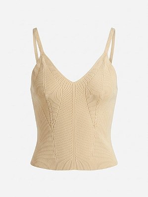 Top tricot bege Sandro Paris - tam 38