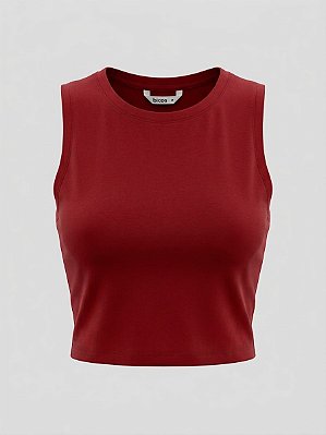 Blusa regata vermelha Basics - tam M