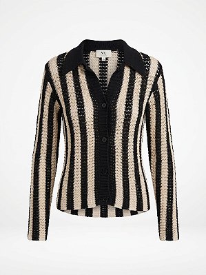Blusa tela bicolor NV - tam M