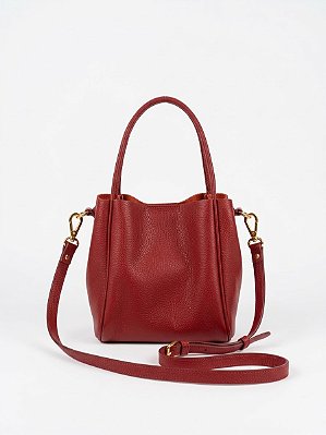 Bolsa vermelha bucket