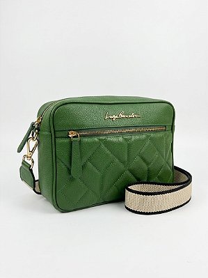 Bolsa verde couro Luiza Barcelos