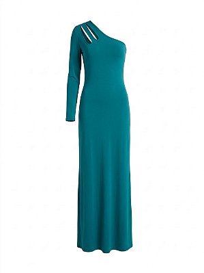 Vestido ombro único cinto Regina Salomão - tam 38