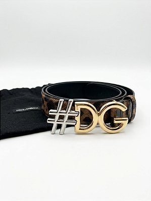 Cinto animal print Dolce & Gabbana