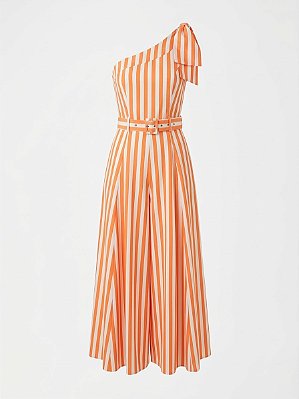 Vestido listras laranja Sublini - tam P