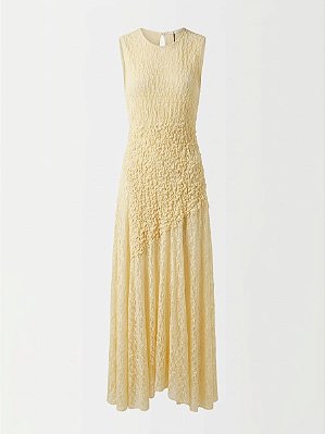 Vestido creme rendado Zara - tam P
