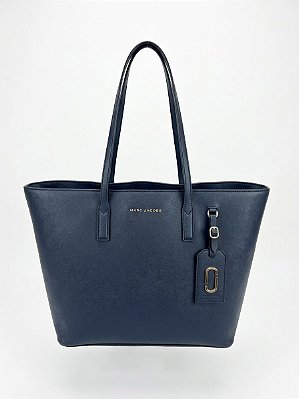 Bolsa tote azul marinho Marc Jacobs