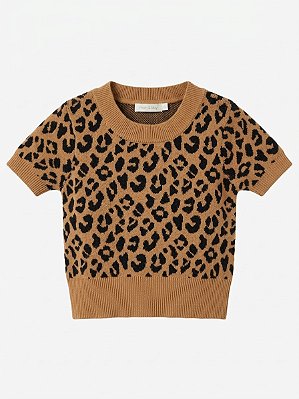 Camiseta tricot animal Fuzarka - tam 5-6