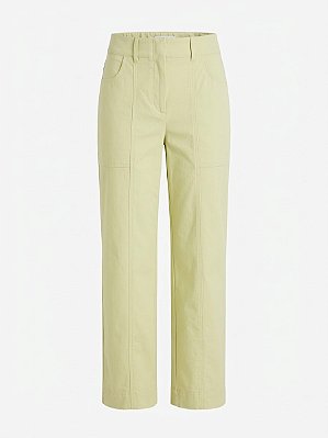 Calça reta pistache Shoulder - tam 36