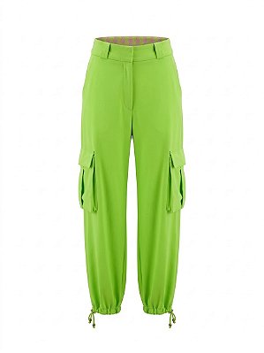 Calça parachute verde lima NV - tam 34