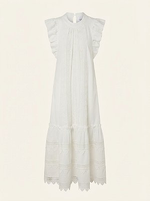 Vestido longo bordado Iorane - tam 40