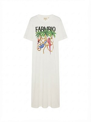 Vestido camiseta rio Farm - tam M