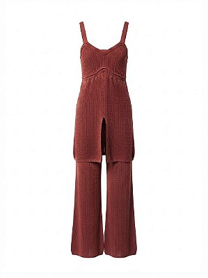 Conjunto de tricot vinho Ademar malhas - tam U