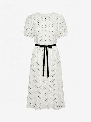 Vestido midi corações Carol Bassi - tam G