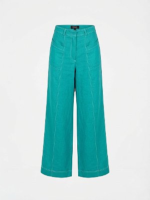 Calça pantalona linho 613 - tam 38