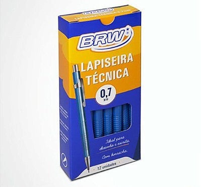 Lapiseira Técnica 0.7mm Azul - Brw