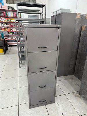 Arquivo montável e desmontável com 04 gavetas para pasta suspensa 1330X460X635mm