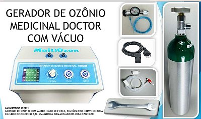 Kit Gerador de Ozônio Medicinal MultiOzon C/ Vácuo