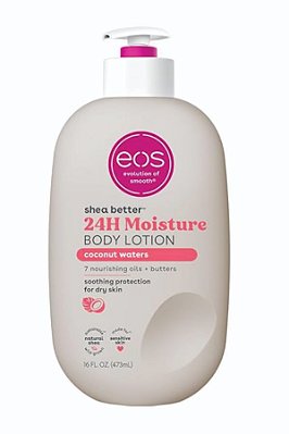 Loção Corporal EOS Shea Better com Água de Coco, Hidratação 24 Horas 473ml 01 Unid