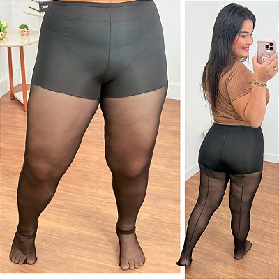 Meia Calça Fio 40 Plus Size
