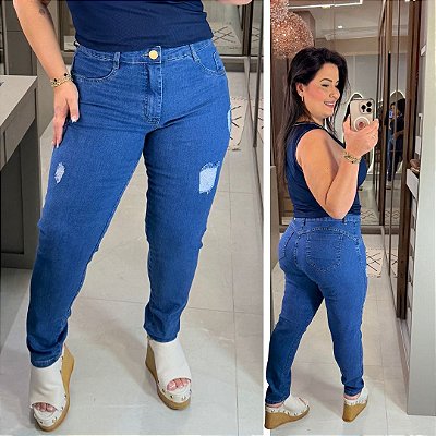 Calça Jeans Awa Pamela Básica Plus Size