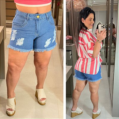Short Jeans Awa Raquel Plus Size