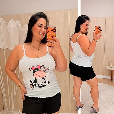 Pijama Vaquinha Plus Size