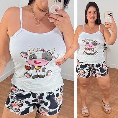 Pijama Vaquinha Plus Size